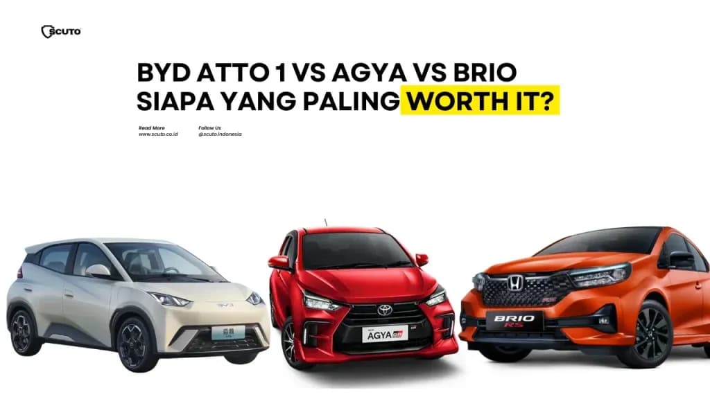 Perbandingan BYD Atto 1 vs Honda Brio RS vs Toyota Agya GR Sport: Mana Yang Worth It