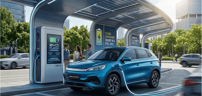 BYD Flash Charging: 5-Minute EV Power-Up is Here