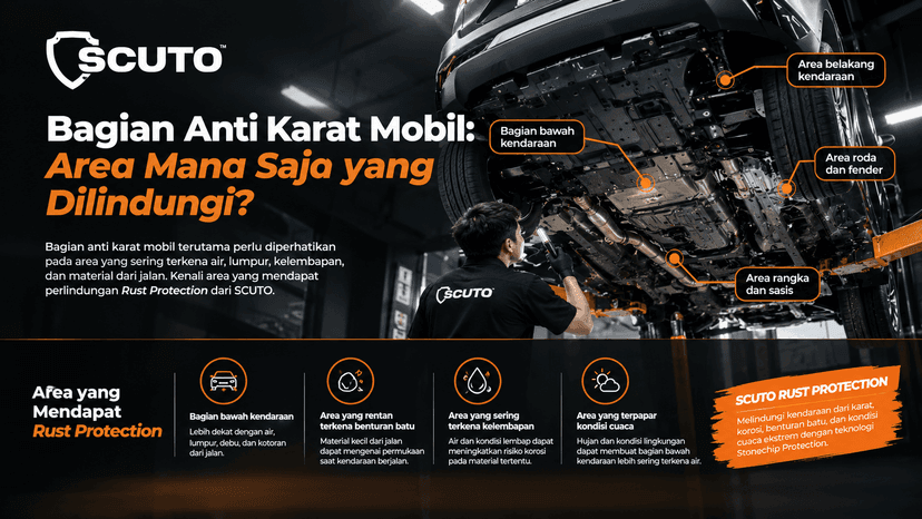 Bagian Anti Karat Mobil: Area Mana Saja yang Dilindungi?
