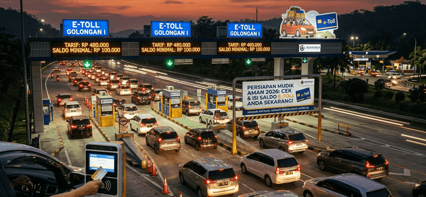 Segini Saldo e-Toll yang Wajib Kamu Siapkan Sebelum Mudik!
