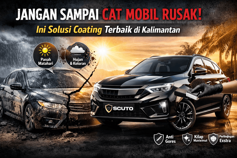 Jangan Sampai Cat Mobil Rusak! Ini Solusi Coating Terbaik di Kalimantan