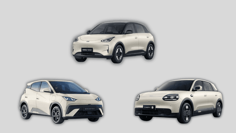 Perbandingan Mobil Chery QQ, Geely Ex2, dan BYD Atto 1 di Kelas EV Rp200 jutaan
