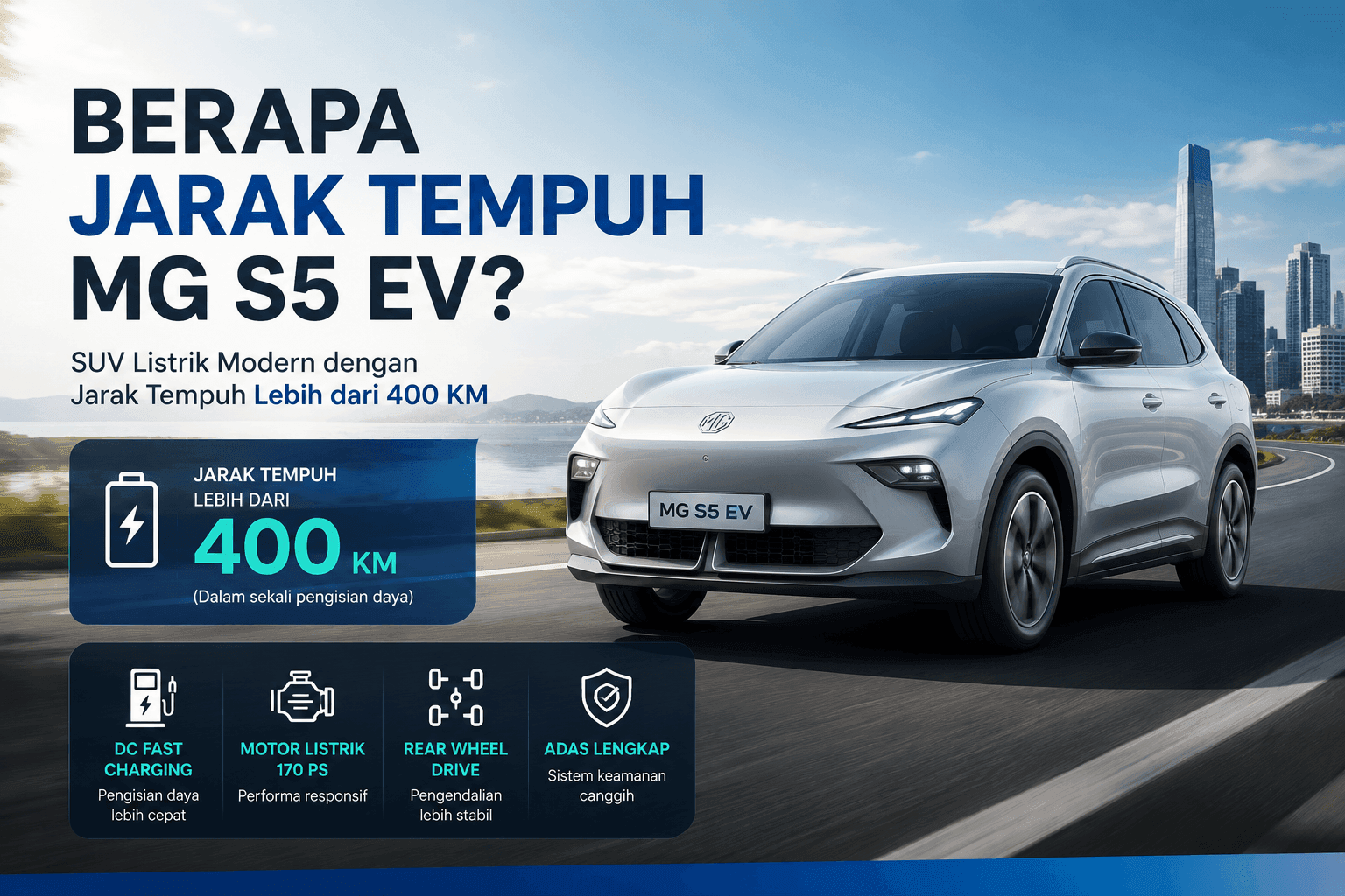 mg s5 ev jarak tempuh