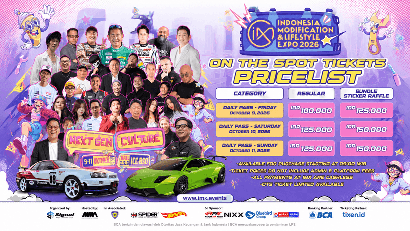 IIMX 2026: Event Modifikasi Mobil Terbesar, Lokasi, dan Tiket