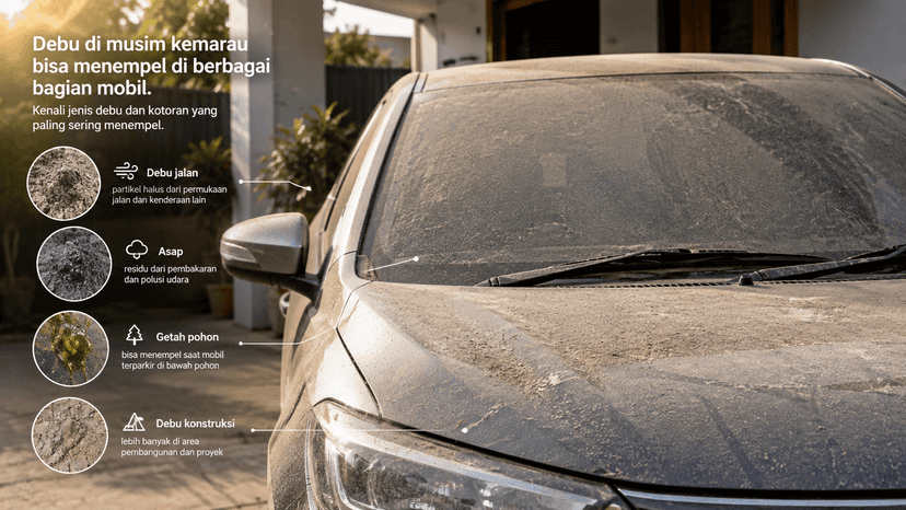 Musim Kemarau dan Udara Berdebu, Bagaimana Cara Menjaga Cat Mobil?