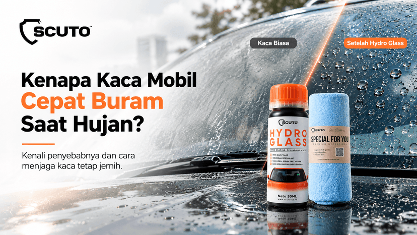 Kenapa Kaca Mobil Cepat Buram Saat Hujan? Ini Penyebabnya