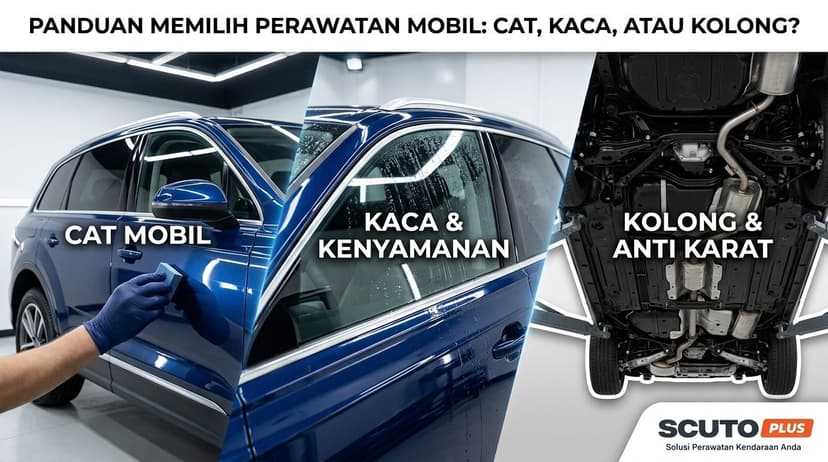 Cat Mobil, Kaca, atau Kolong? Begini Cara Menentukan Perawatan yang Dibutuhkan