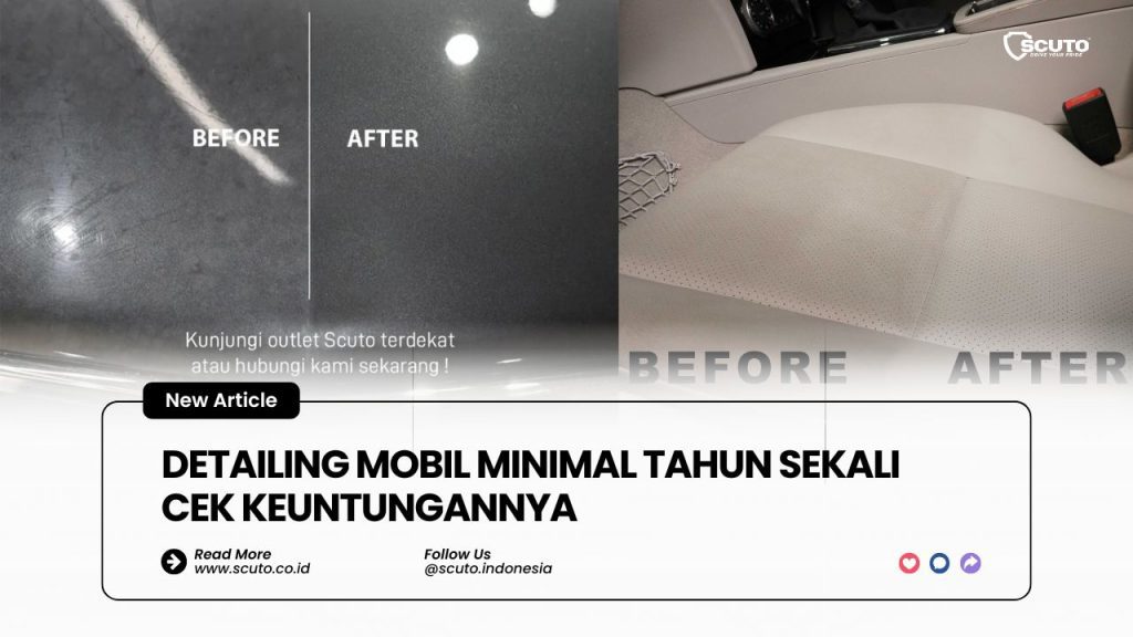 Detailing Mobil scuto